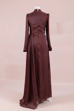 Amaris Tesettür Abiye - FioraofDress - tesettur - abiye - bery burgundy - 38 - hijab - evening - dress