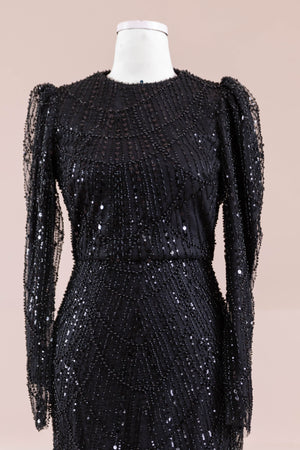 Arde Tesettür Abiye - FioraofDress - tesettur - abiye - SİYAH - 38 - hijab - evening - dress