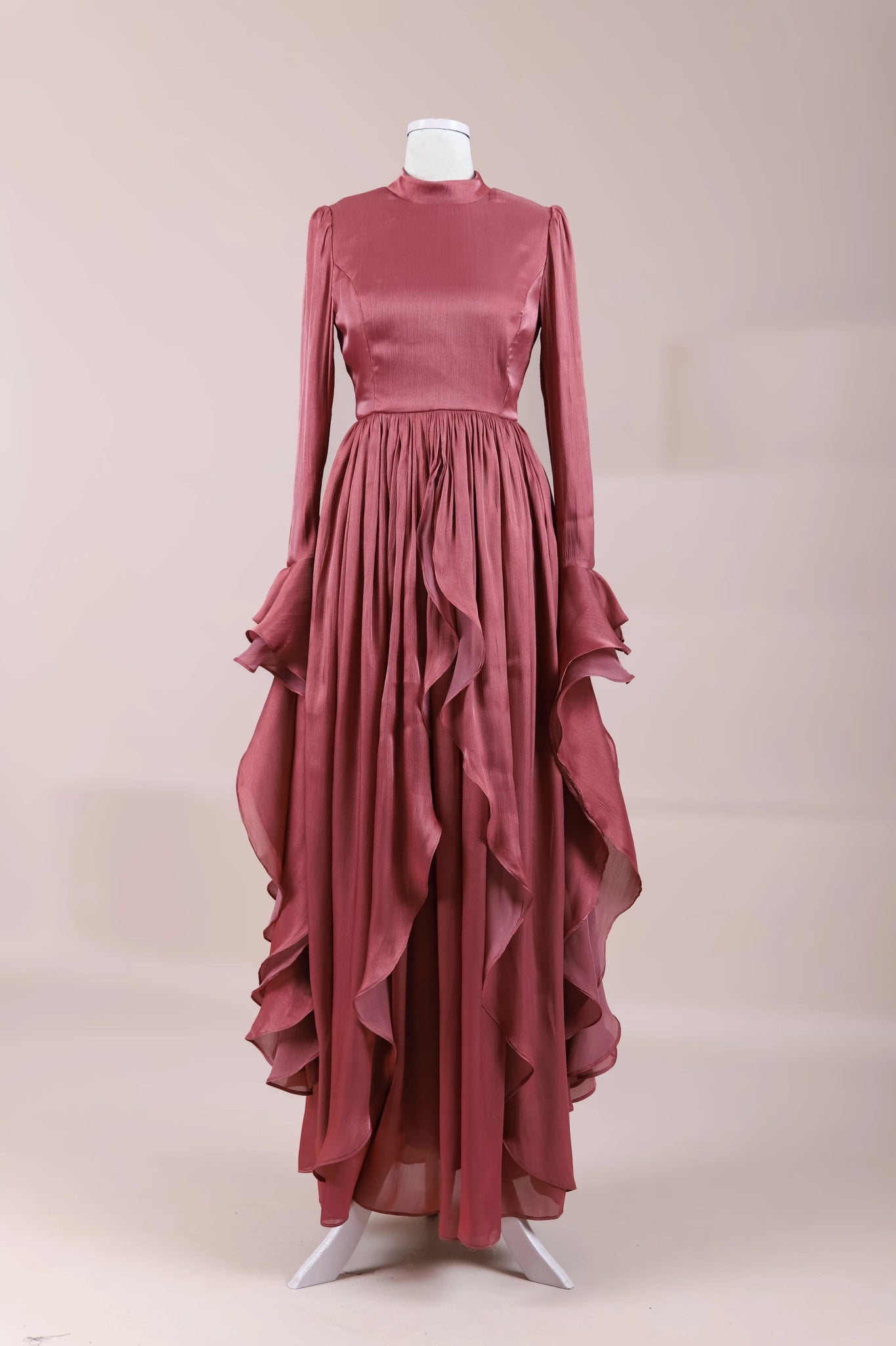 Aréa Tesettür Abiye - FioraofDress - tesettur - abiye - Berry - 38 - hijab - evening - dress