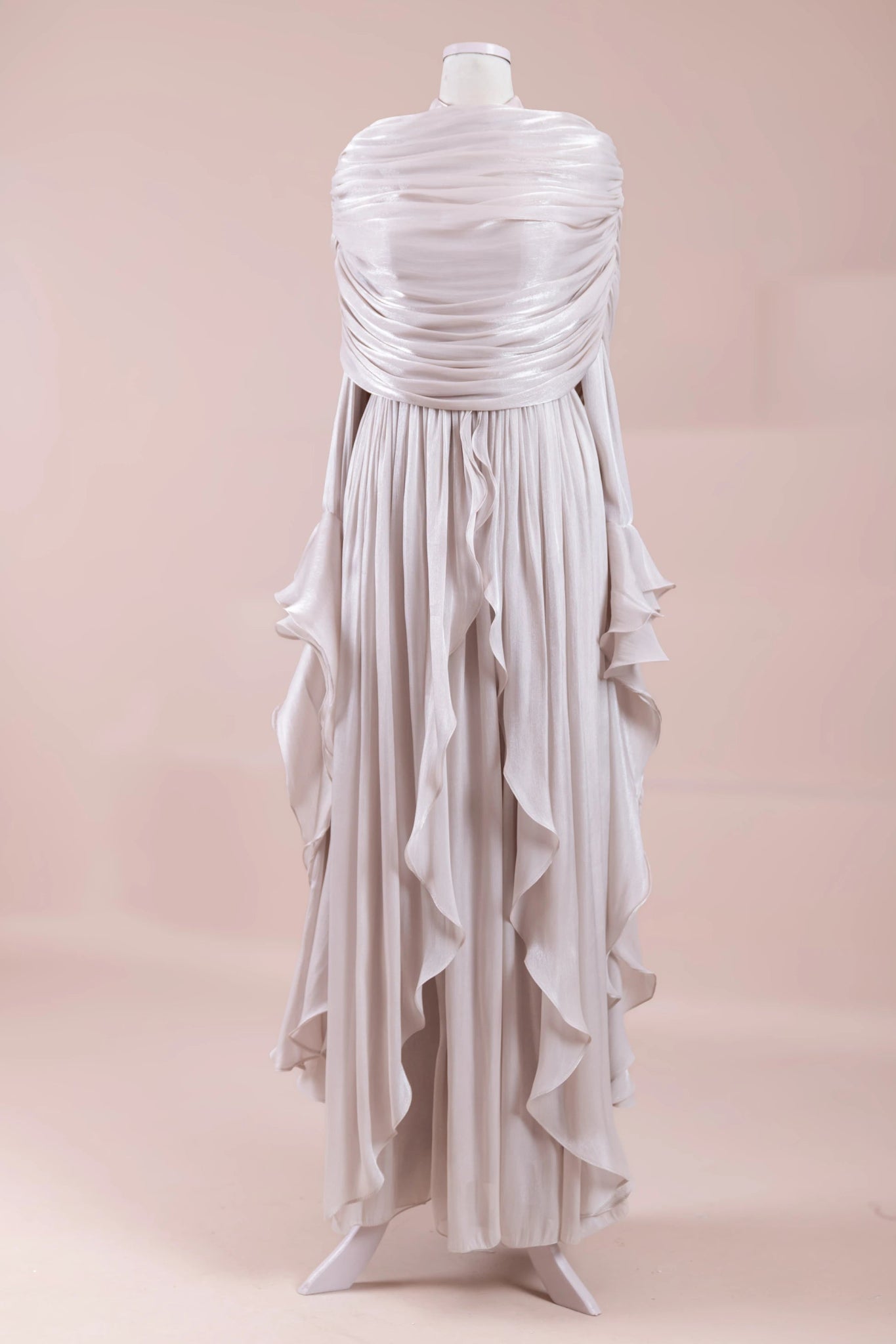 Aréa Tesettür Abiye - FioraofDress - tesettur - abiye - bejj - 38 - hijab - evening - dress