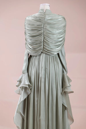 Aréa Tesettür Abiye - FioraofDress - tesettur - abiye - Çagla yeşili - 38 - hijab - evening - dress