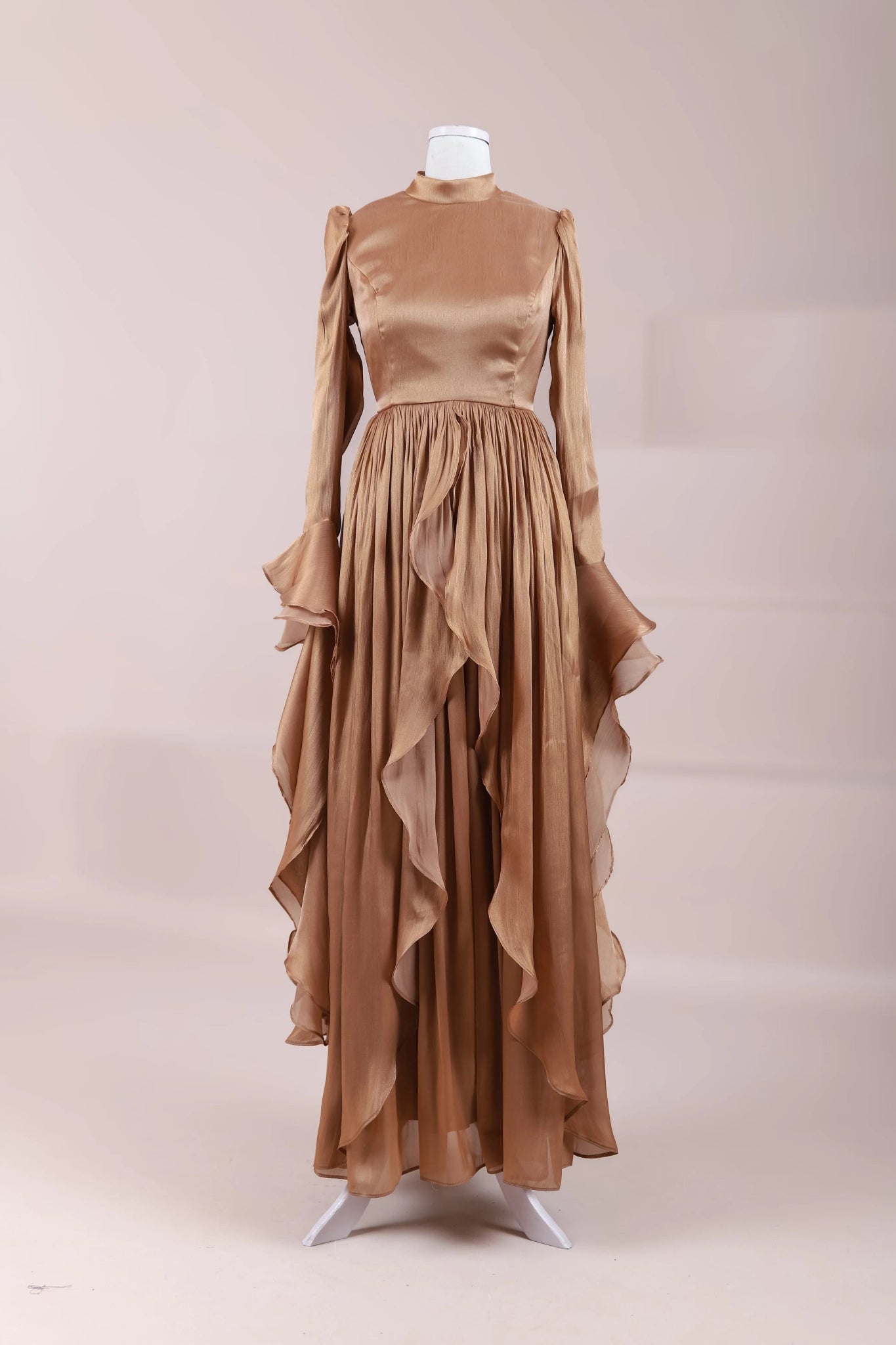 Aréa Tesettür Abiye - FioraofDress - tesettur - abiye - Ekru - 38 - hijab - evening - dress