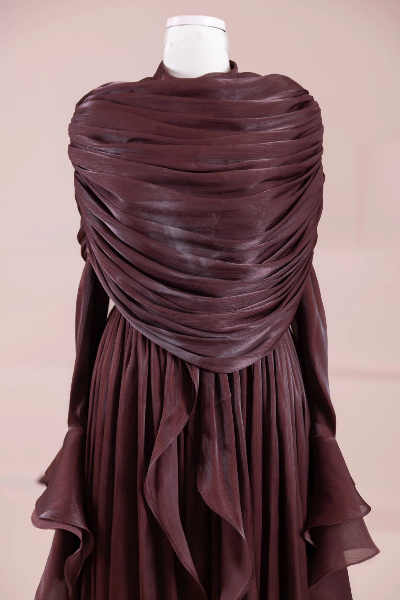 Aréa Tesettür Abiye - FioraofDress - tesettur - abiye - bery burgundy - 38 - hijab - evening - dress