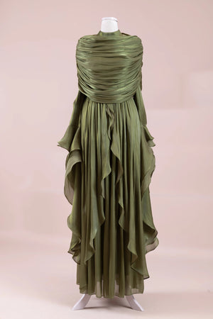 Aréa Tesettür Abiye - FioraofDress - tesettur - abiye - Çimen yeşili - 38 - hijab - evening - dress