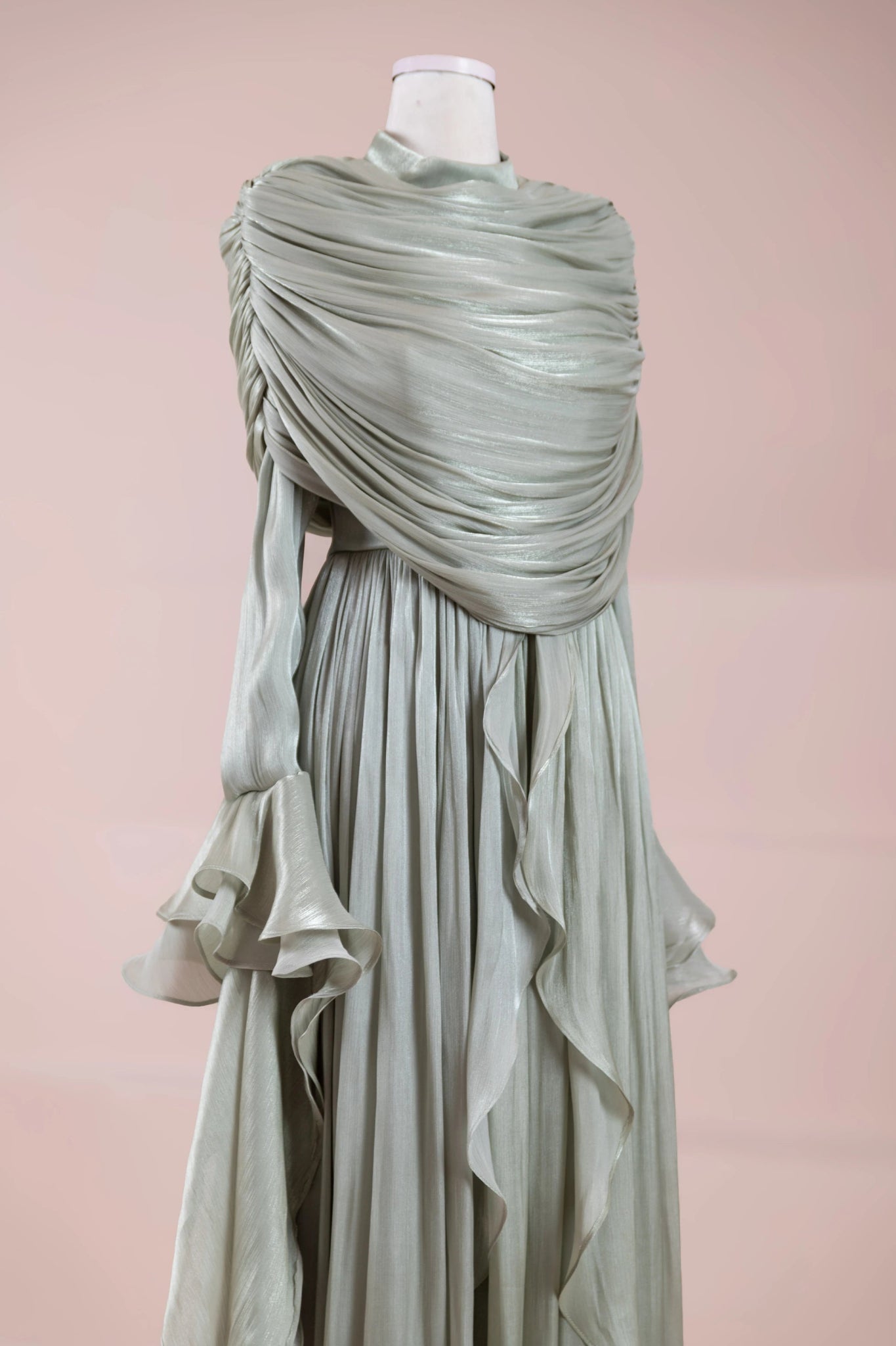 Aréa Tesettür Abiye - FioraofDress - tesettur - abiye - Çagla yeşili - 38 - hijab - evening - dress