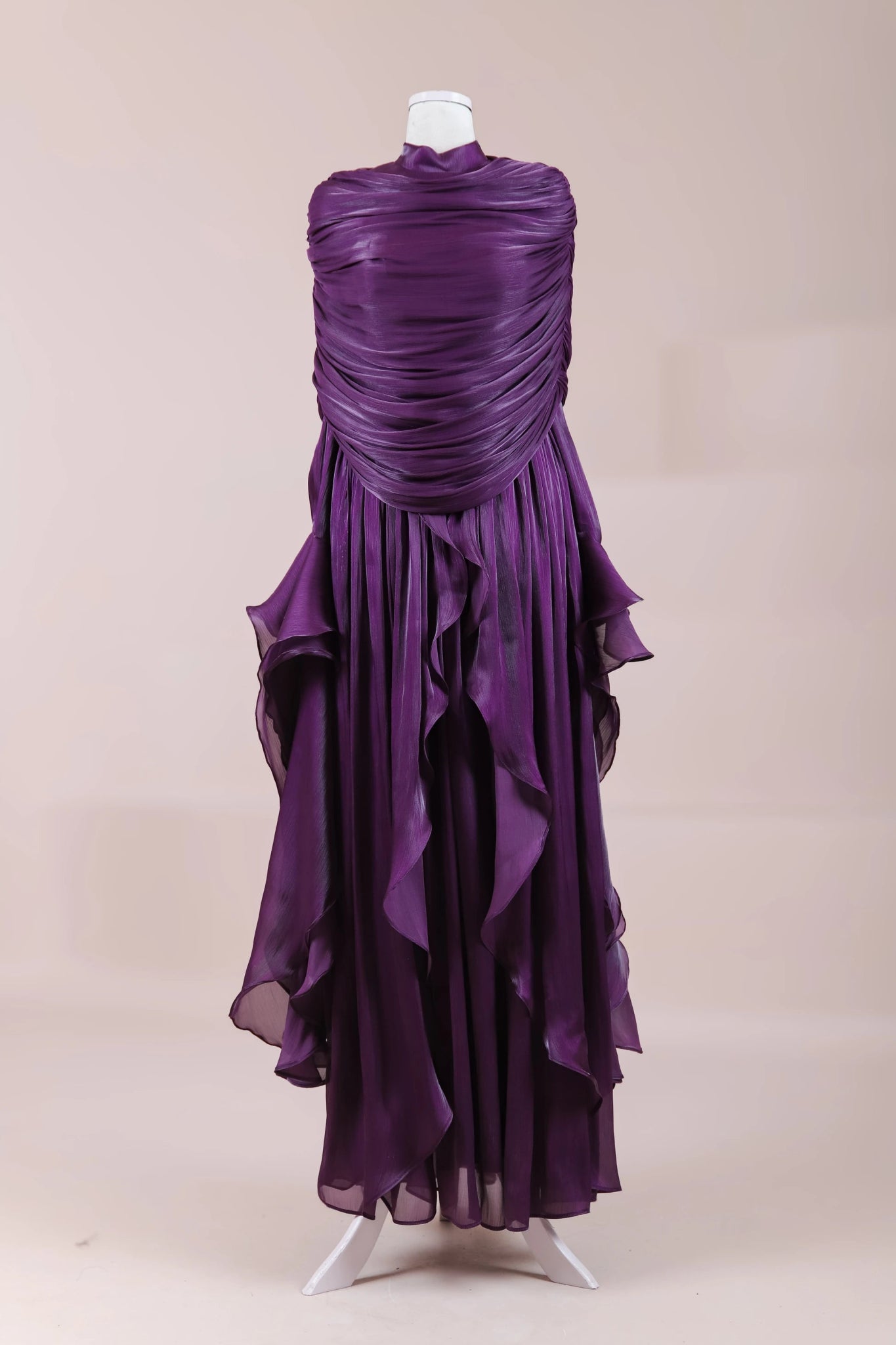 Aréa Tesettür Abiye - FioraofDress - tesettur - abiye - Ametist Moru - 38 - hijab - evening - dress