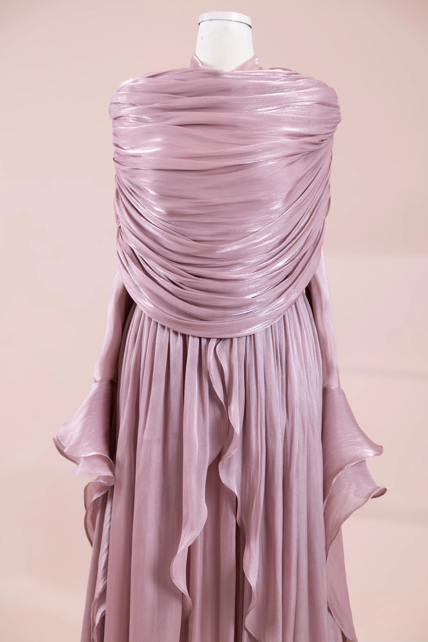 Aréa Tesettür Abiye - FioraofDress - tesettur - abiye - rose - 38 - hijab - evening - dress