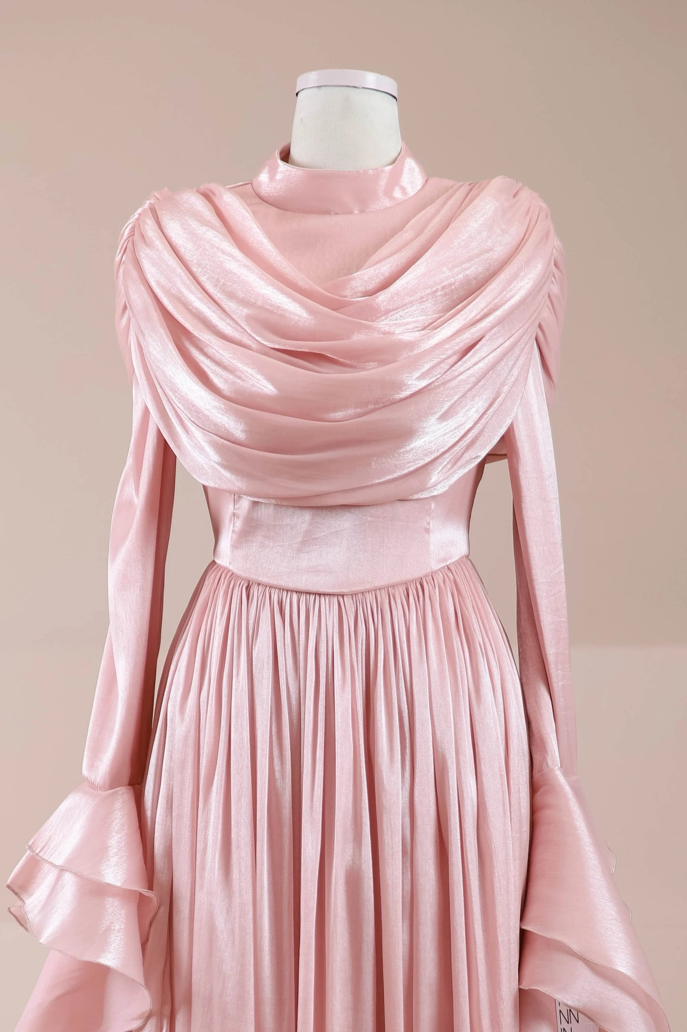 Arvia Tesettür Abiye - FioraofDress - tesettur - abiye - Pudra - 36 - hijab - evening - dress