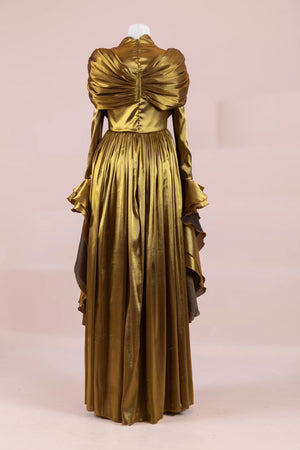 Arvia Tesettür Abiye - FioraofDress - tesettur - abiye - GOLD - 36 - hijab - evening - dress