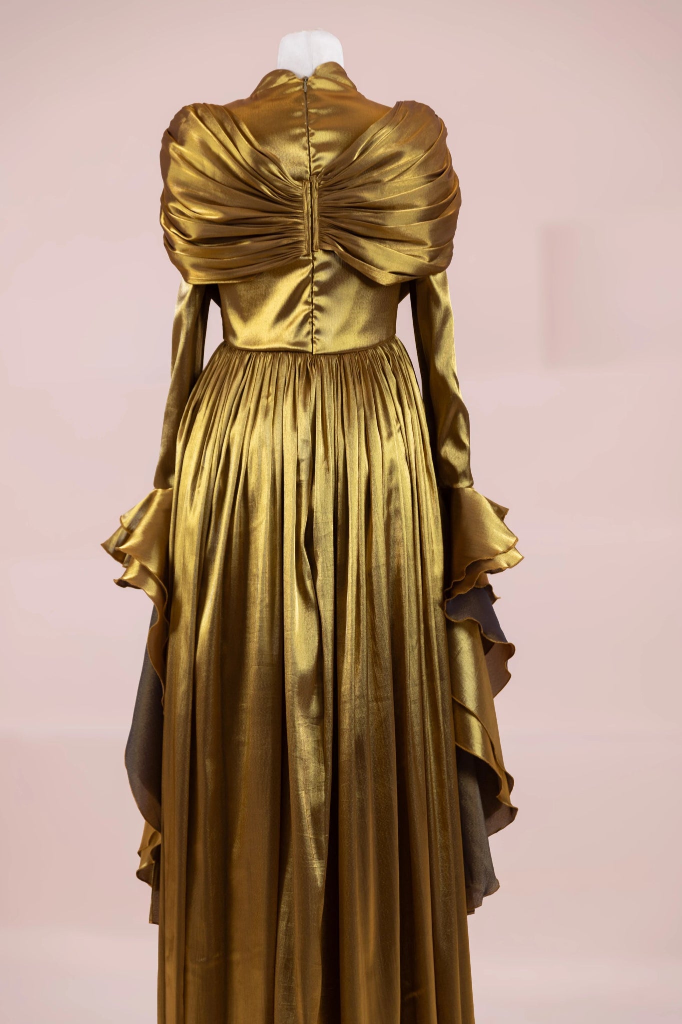 Arvia Tesettür Abiye - FioraofDress - tesettur - abiye - GOLD - 36 - hijab - evening - dress