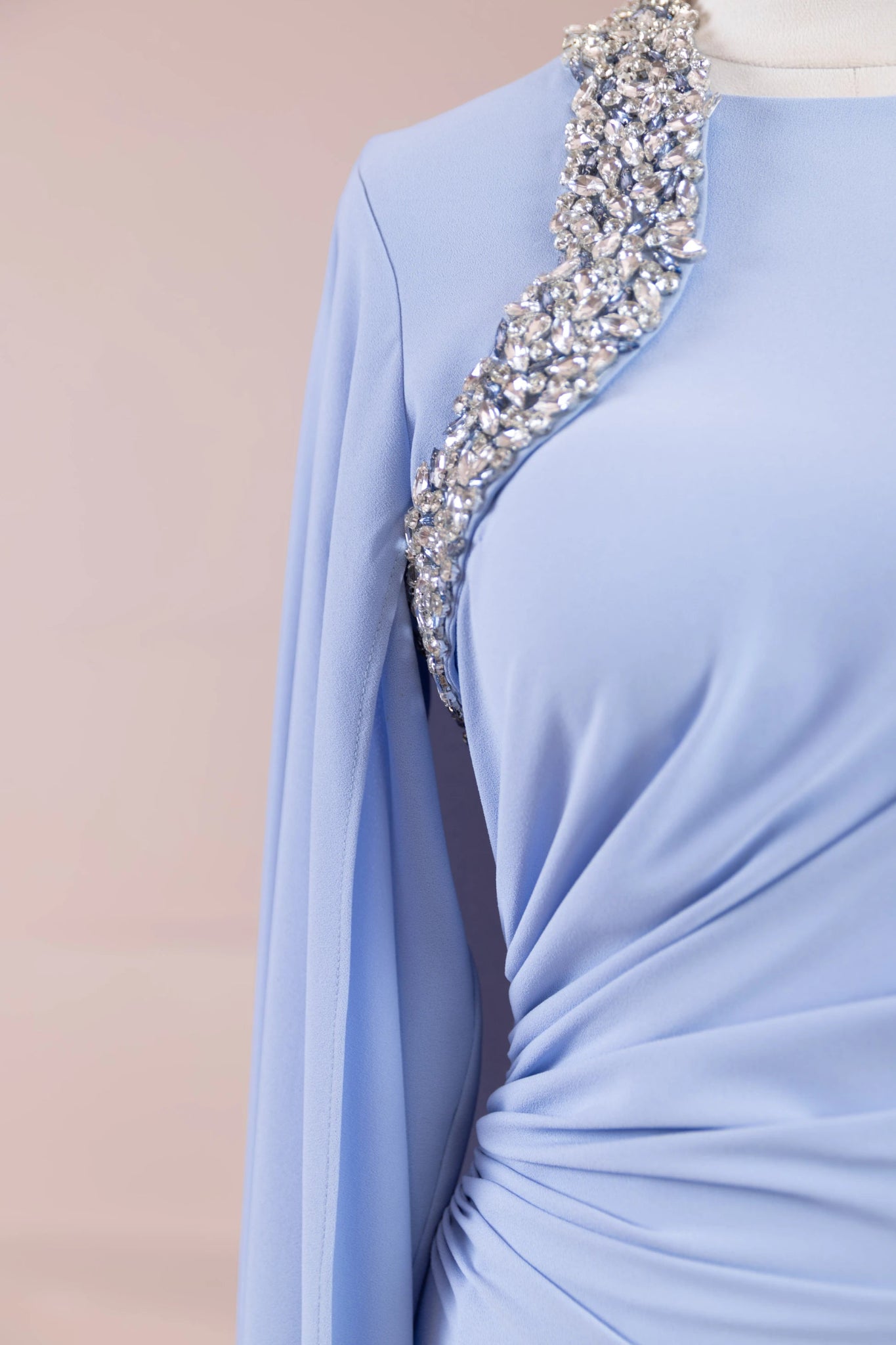 Asera Tesettür Abiye - FioraofDress - tesettur - abiye - BEBE MAVİSİ - 38 - hijab - evening - dress