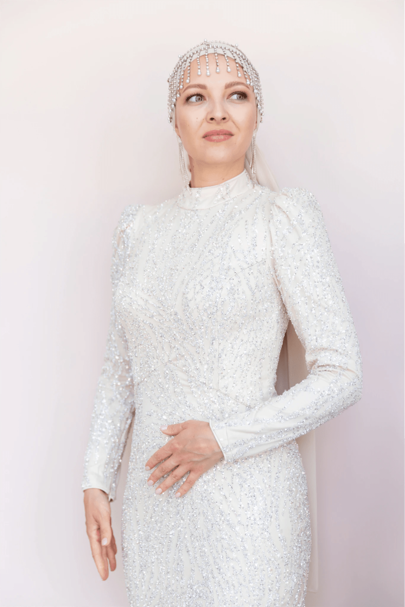 Asilen Tesettür Abiye - FioraofDress - tesettur - abiye - 44 - Taş - hijab - evening - dress