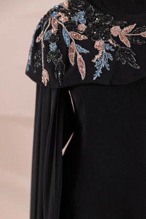 Asilta Tesettür Abiye - FioraofDress - tesettur - abiye - Siyahh - 38 - hijab - evening - dress