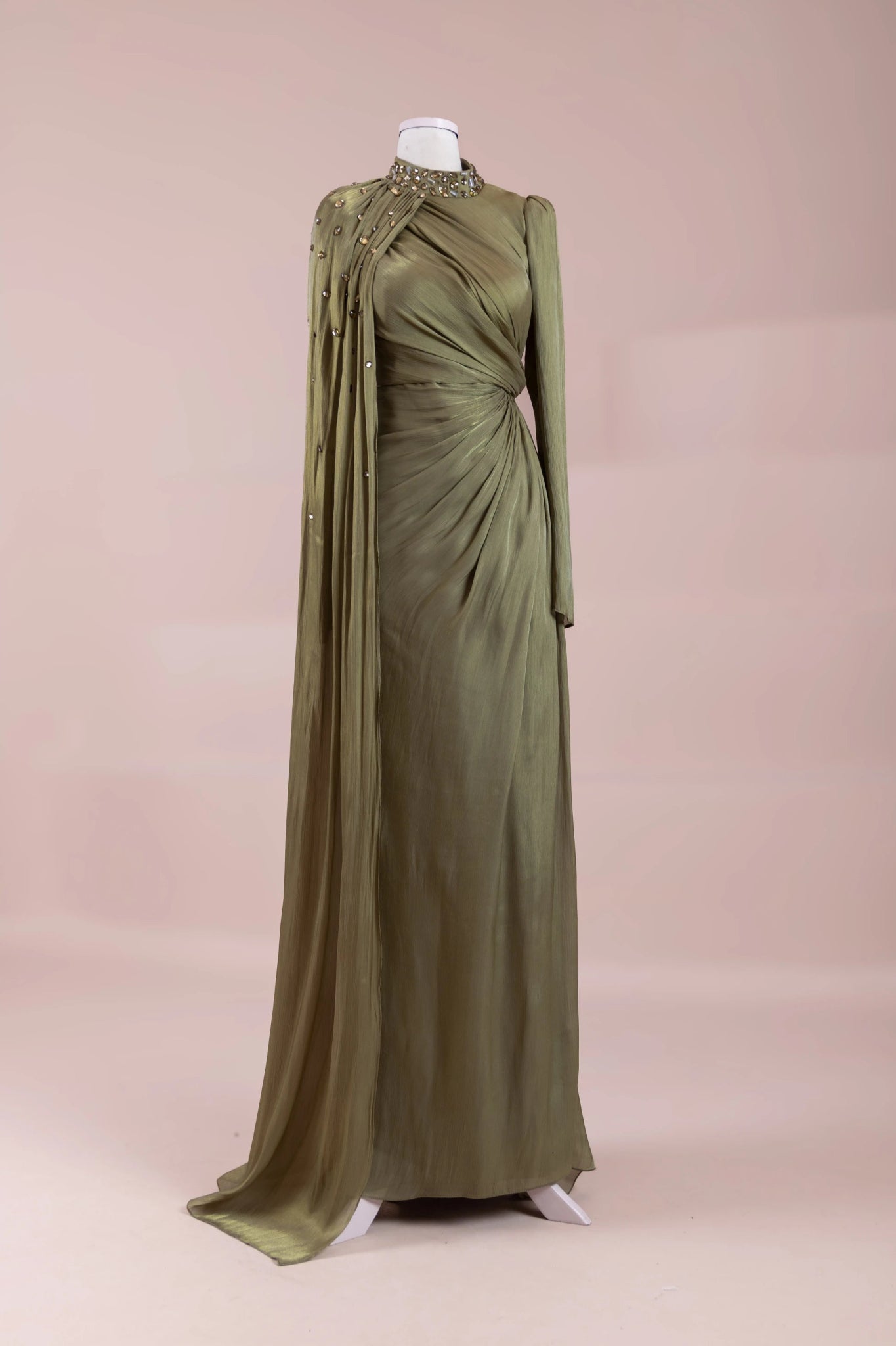 Aven Tesettür Abiye - FioraofDress - tesettur - abiye - Çimen yeşili - 38 - hijab - evening - dress