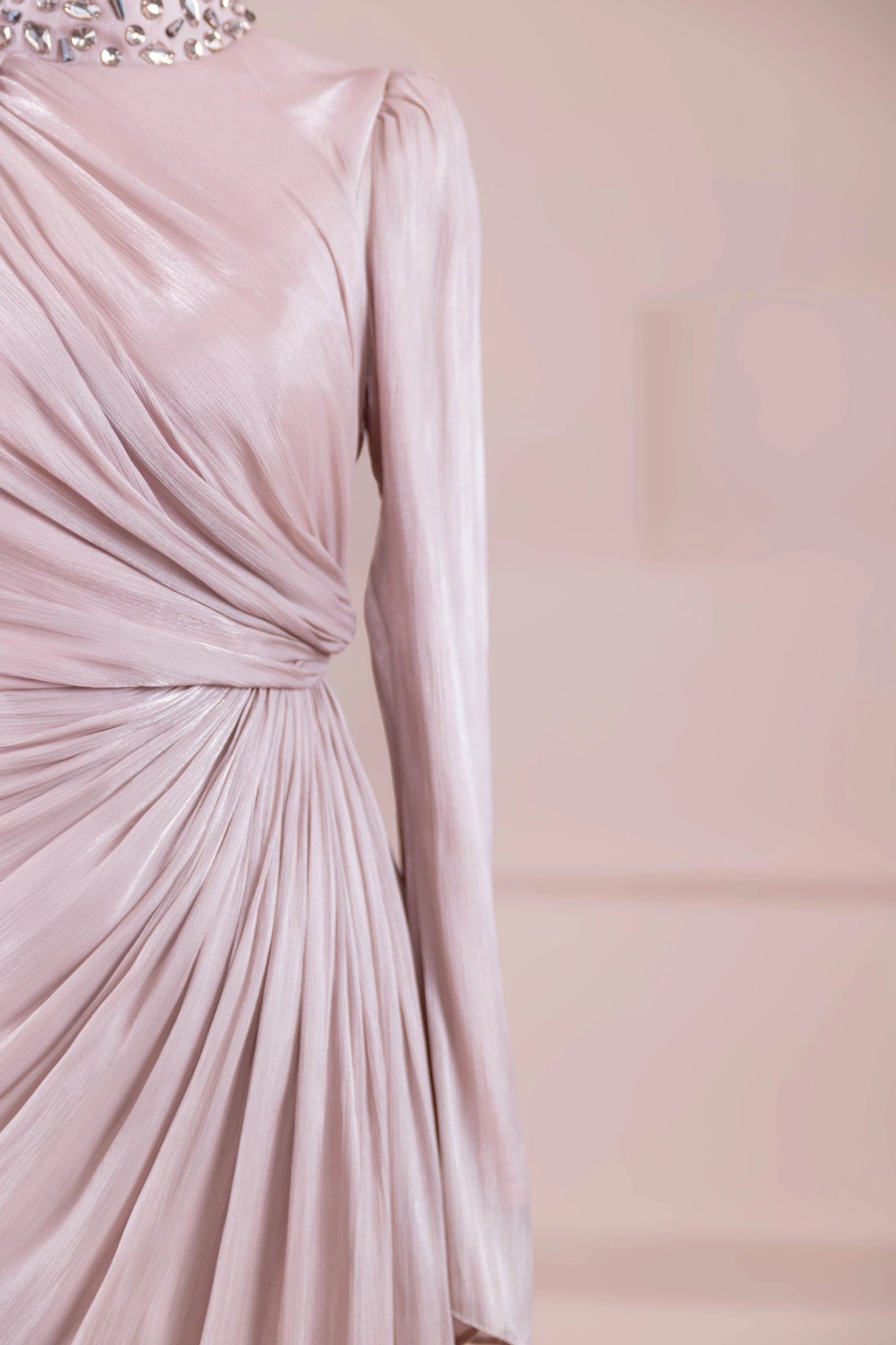 Aven Tesettür Abiye - FioraofDress - tesettur - abiye - Pudra - 38 - hijab - evening - dress