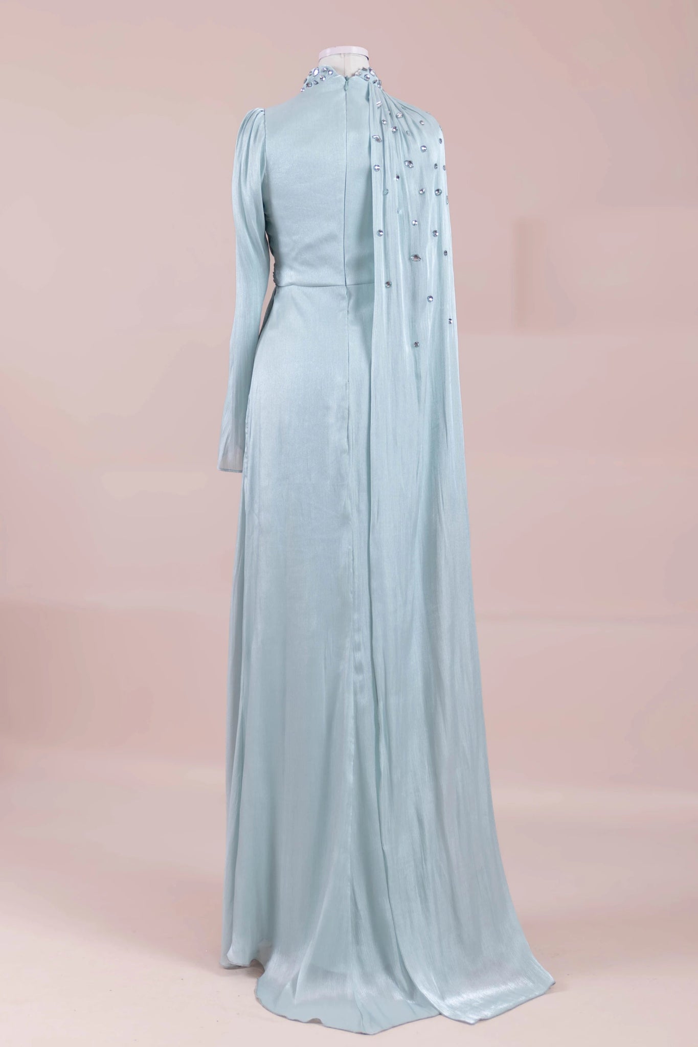 Aven Tesettür Abiye - FioraofDress - tesettur - abiye - mint yeşili - 38 - hijab - evening - dress