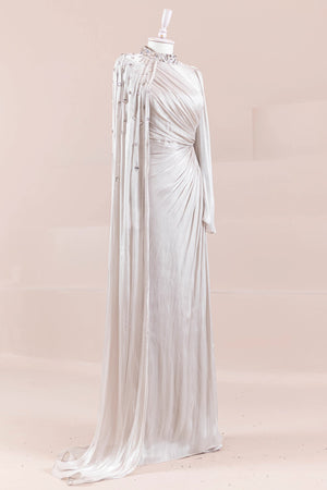 Aven Tesettür Abiye - FioraofDress - tesettur - abiye - BEJ - 38 - hijab - evening - dress