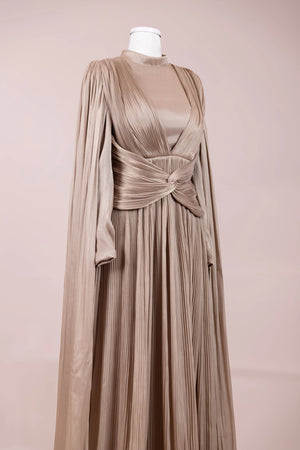 Ayrez Tesettür Abiye - FioraofDress - tesettur - abiye - VİZON - 38 - hijab - evening - dress