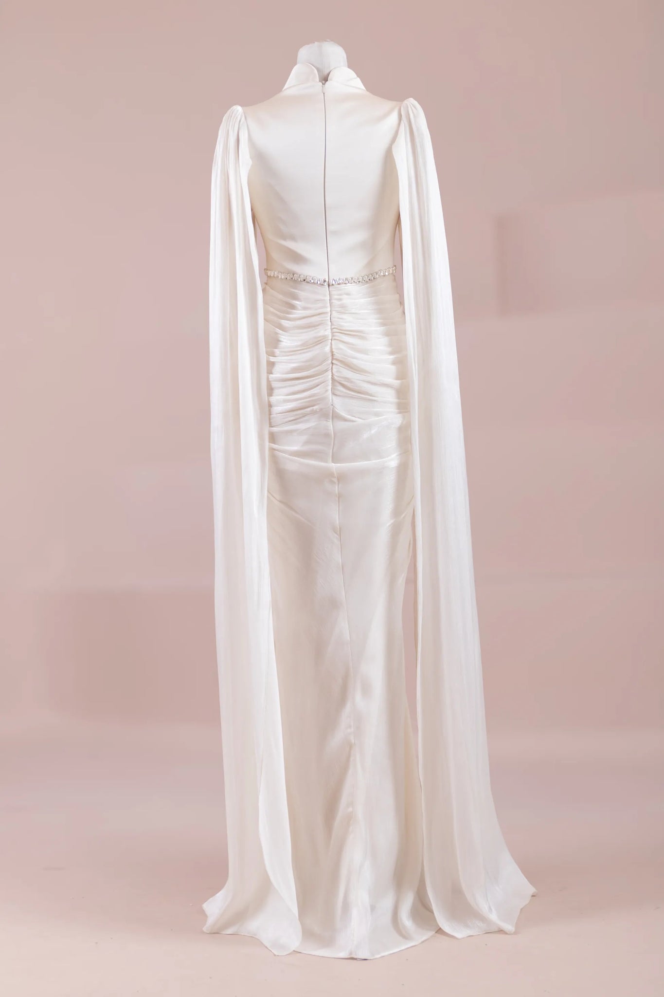 Belin Tesettür Abiye - FioraofDress - tesettur - abiye - krem - 36 - hijab - evening - dress