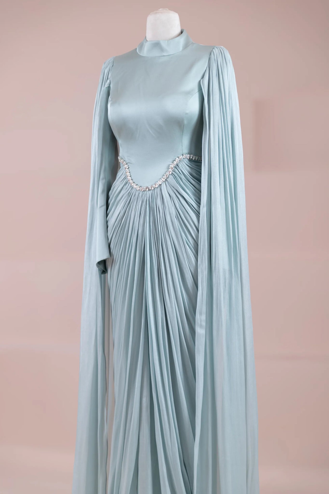 Belin Tesettür Abiye - FioraofDress - tesettur - abiye - mint - 36 - hijab - evening - dress