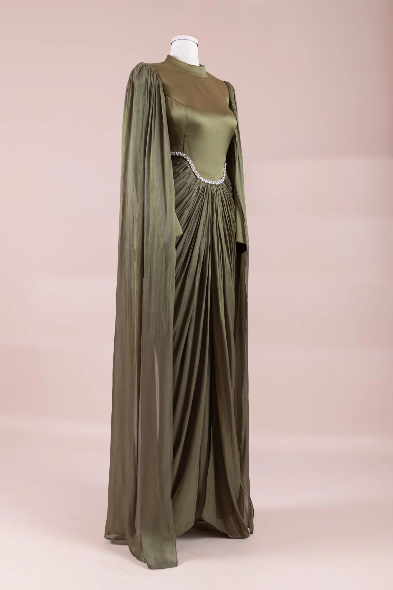 Belin Tesettür Abiye - FioraofDress - tesettur - abiye - Çimen yeşili - 36 - hijab - evening - dress