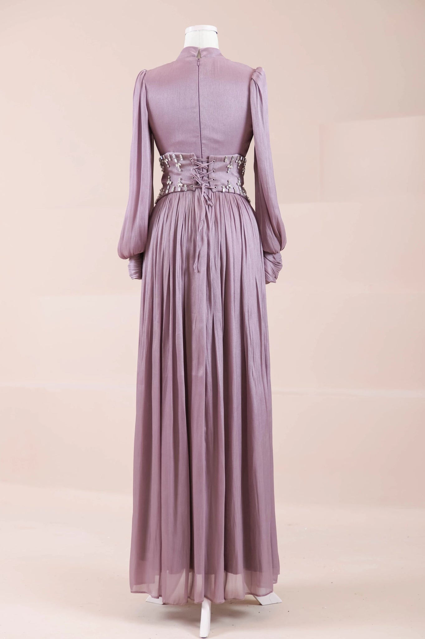 Belora Tesettür Abiye - FioraofDress - tesettur - abiye - MOR - 38 - hijab - evening - dress