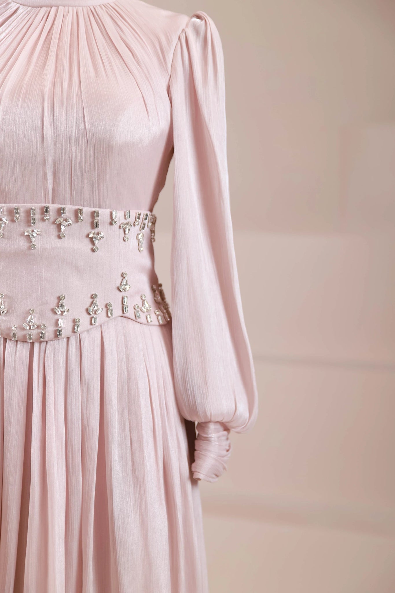 Belora Tesettür Abiye - FioraofDress - tesettur - abiye - Pudra - 38 - hijab - evening - dress