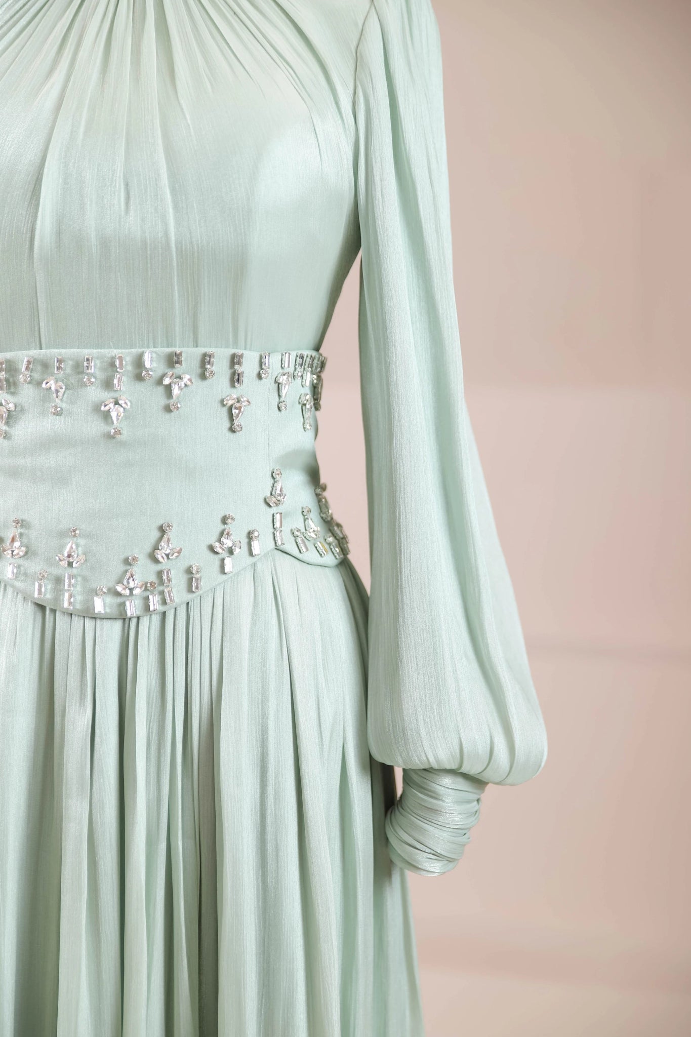 Belora Tesettür Abiye - FioraofDress - tesettur - abiye - mint - 38 - hijab - evening - dress