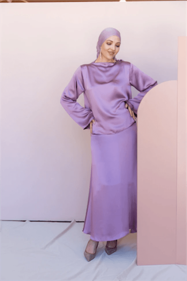 Candida Tesettür Takım - FioraofDress - tesettur - abiye - 44 - LİLAA - hijab - evening - dress