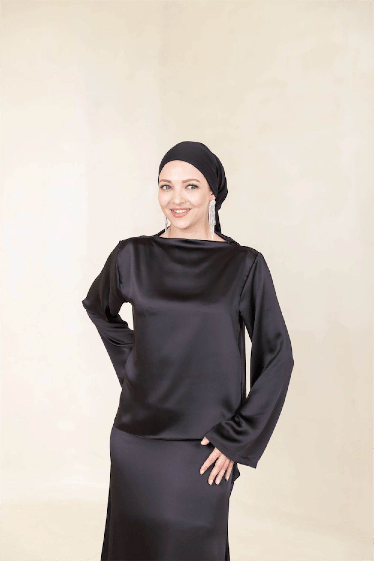 Candida Tesettür Takım - FioraofDress - tesettur - abiye - 44 - Siyahh - hijab - evening - dress