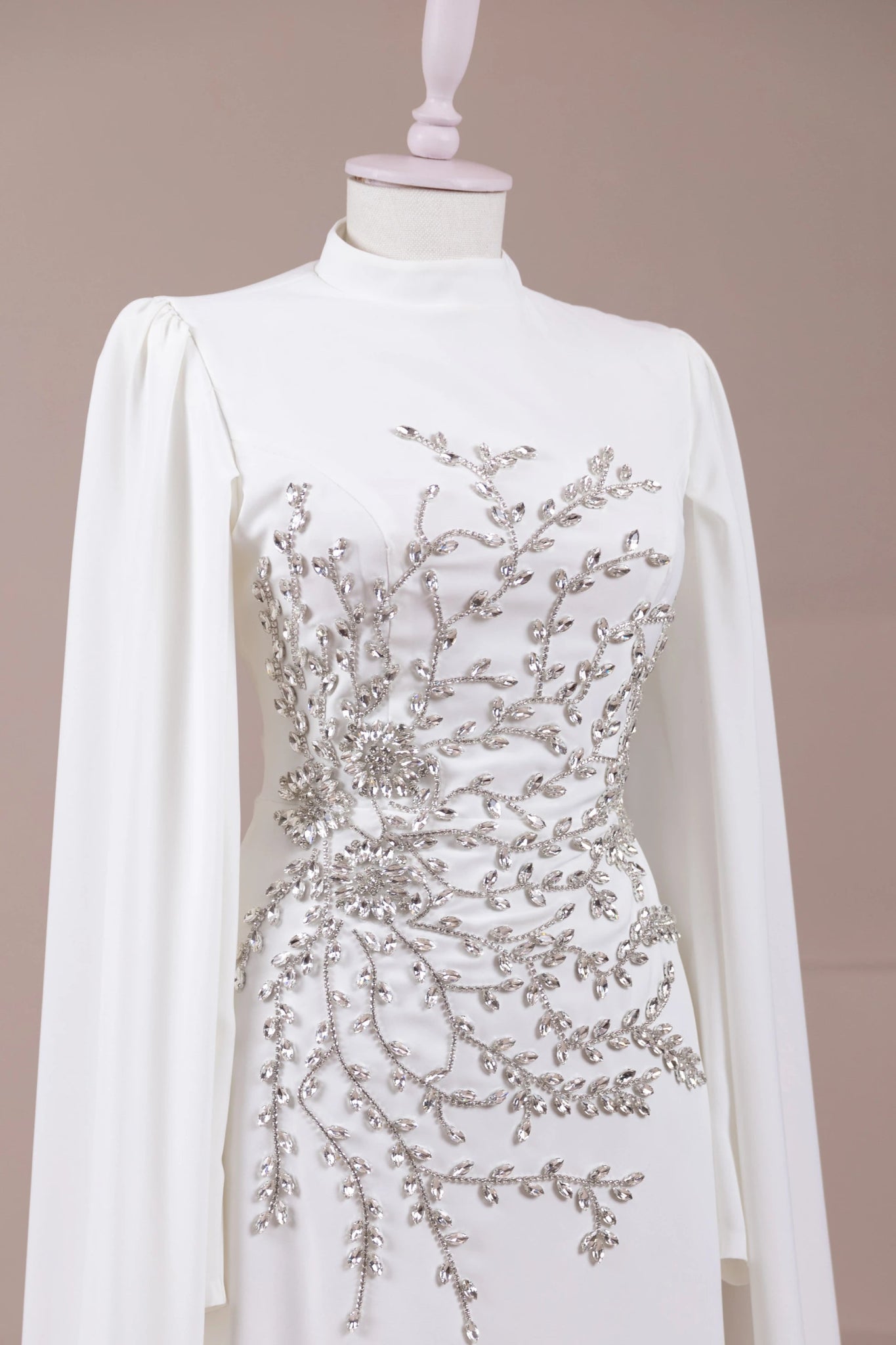 Celestia Tesettür Abiye - FioraofDress - tesettur - abiye - Beyaz - 38 - hijab - evening - dress