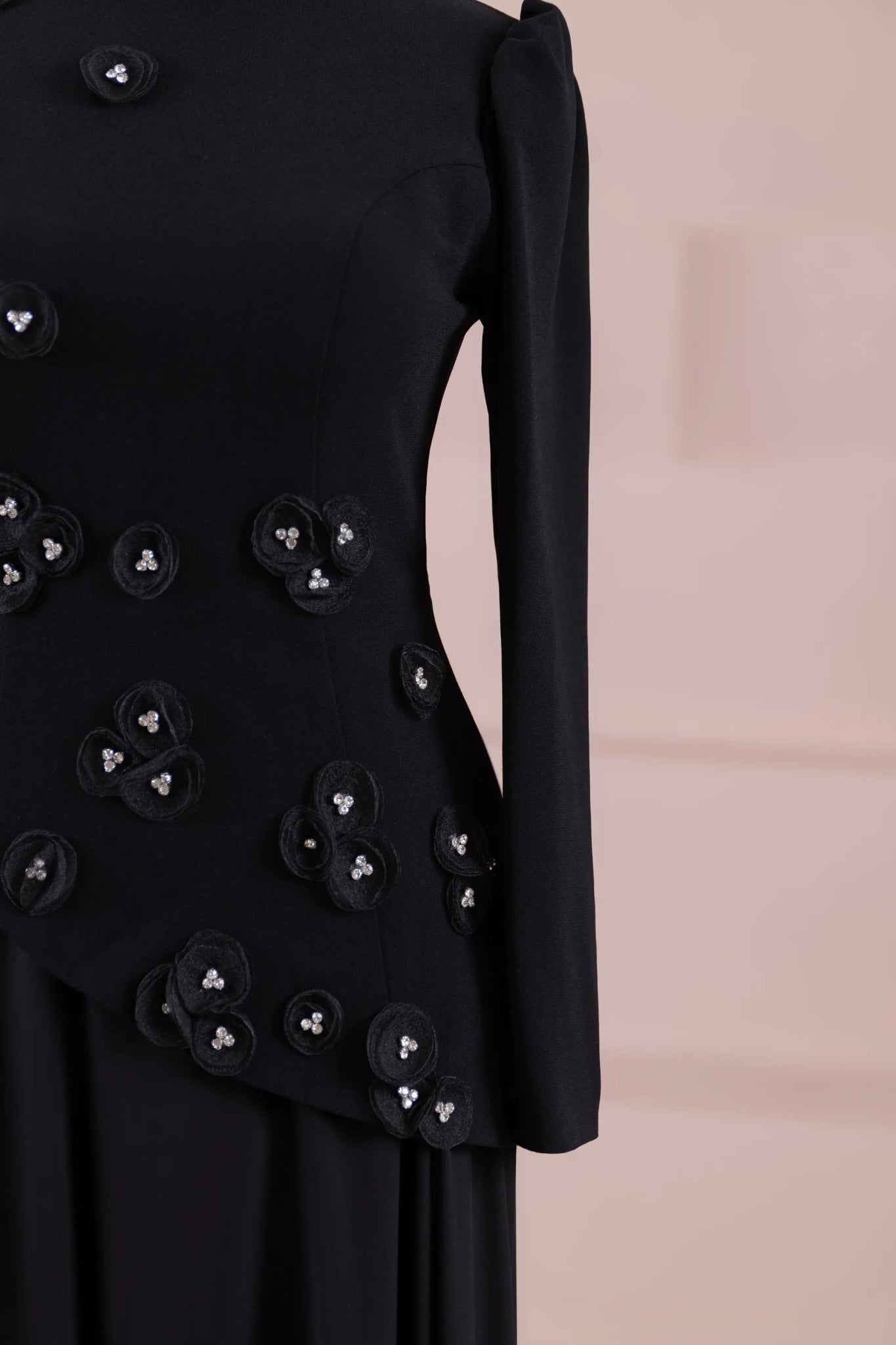 Çeliva Tesettür Abiye - FioraofDress - tesettur - abiye - Siyahh - 38 - hijab - evening - dress