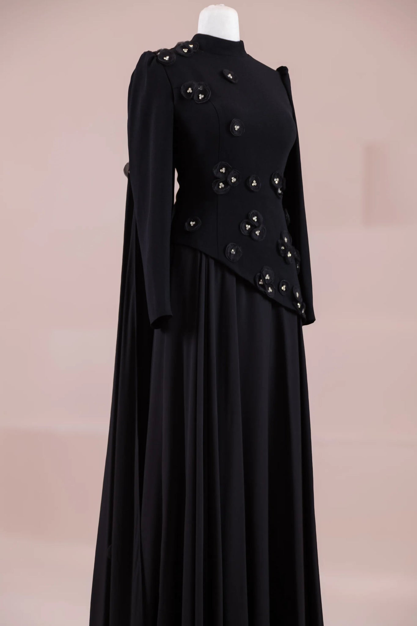 Çeliva Tesettür Abiye - FioraofDress - tesettur - abiye - Siyahh - 38 - hijab - evening - dress