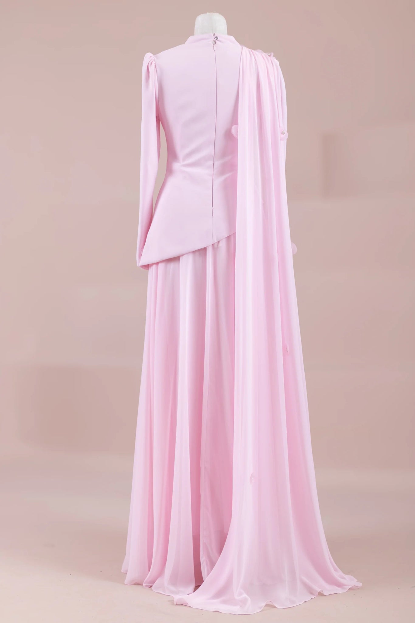 Çeliva Tesettür Abiye - FioraofDress - tesettur - abiye - PEMBE - 38 - hijab - evening - dress