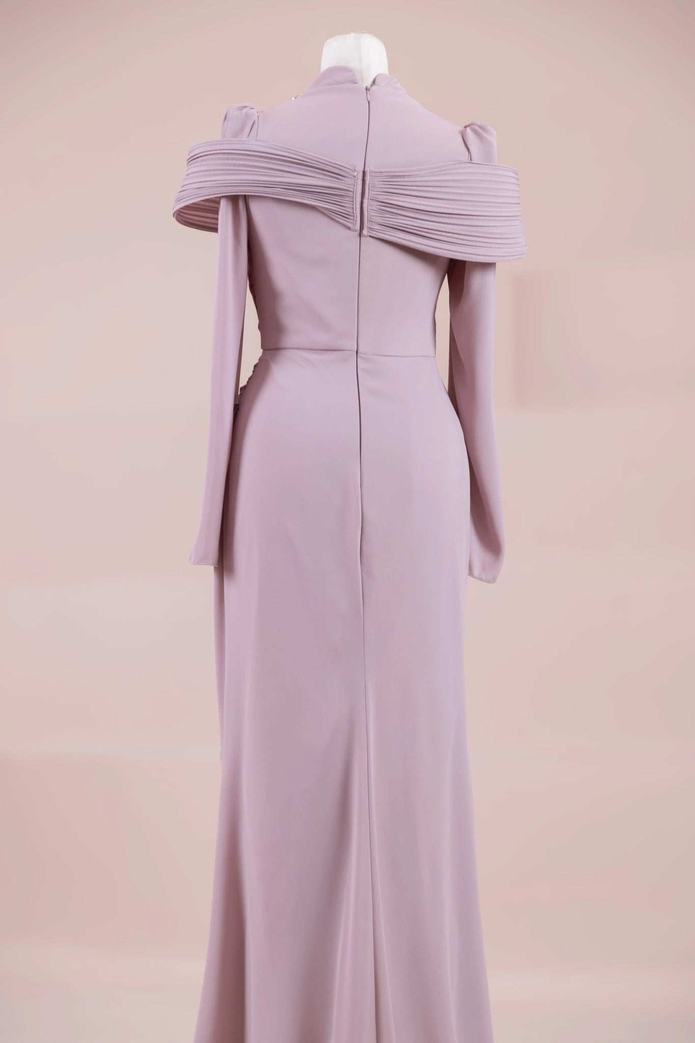 Charm Tesettür Abiye - FioraofDress - tesettur - abiye - Pudra - 36 - hijab - evening - dress