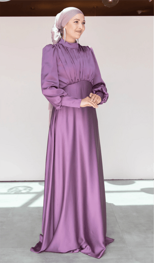 Dilay Tesettür Abiye - FioraofDress - tesettur - abiye - 46 - LİLAA - hijab - evening - dress
