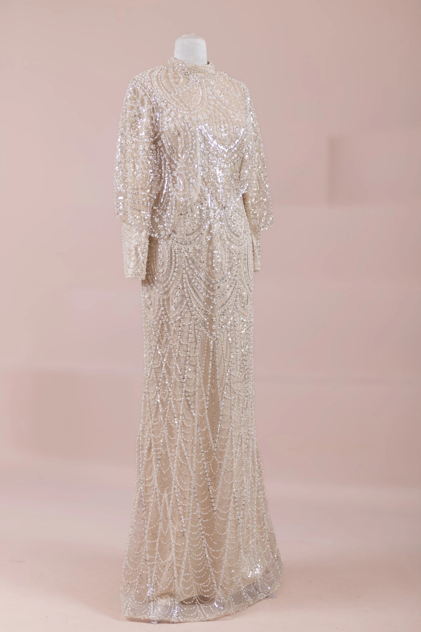 Diva Tesettür Abiye - FioraofDress - tesettur - abiye - BEJ - 38 - hijab - evening - dress