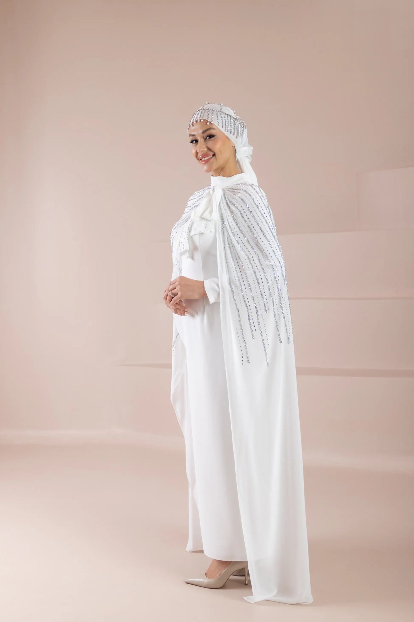 Diva Tesettür Abiye - FioraofDress - tesettur - abiye - Beyaz - 38 - hijab - evening - dress