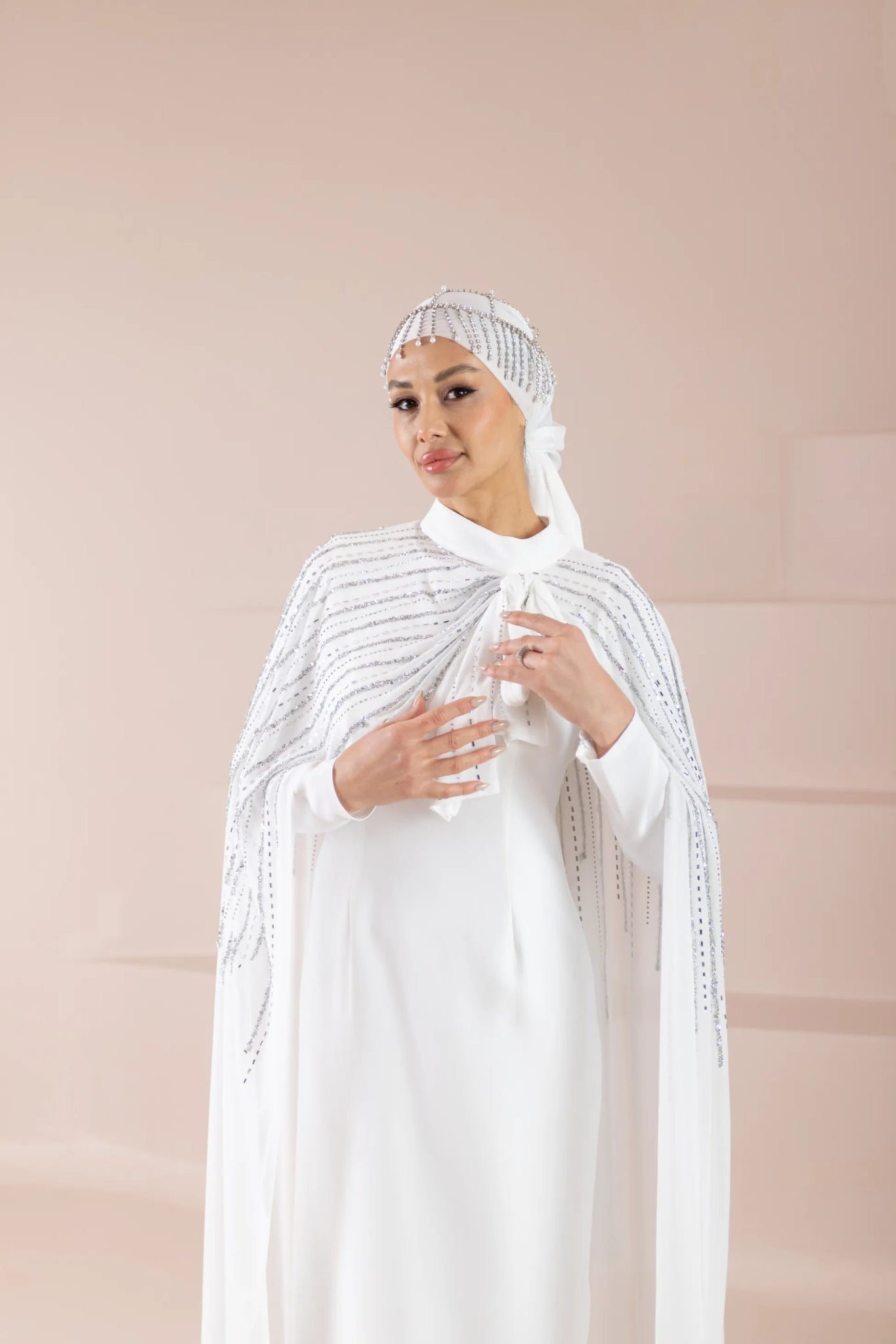 Diva Tesettür Abiye - FioraofDress - tesettur - abiye - Beyaz - 38 - hijab - evening - dress