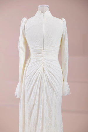 Dorey Tesettür Abiye - FioraofDress - tesettur - abiye - Ekru - 38 - hijab - evening - dress