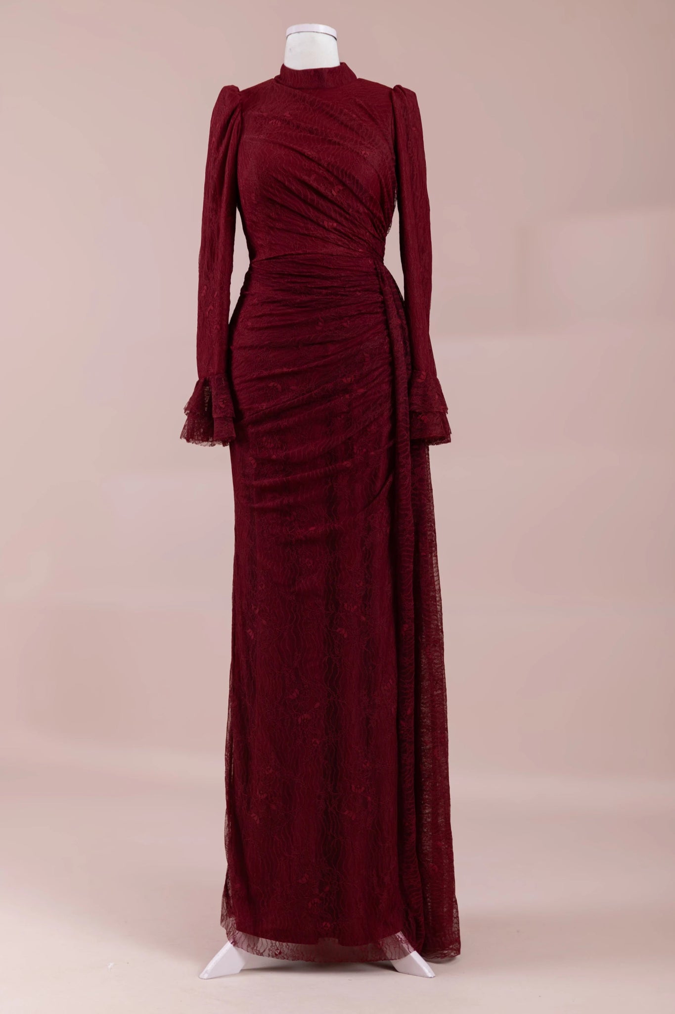 Dorey Tesettür Abiye - FioraofDress - tesettur - abiye - BORDO - 38 - hijab - evening - dress