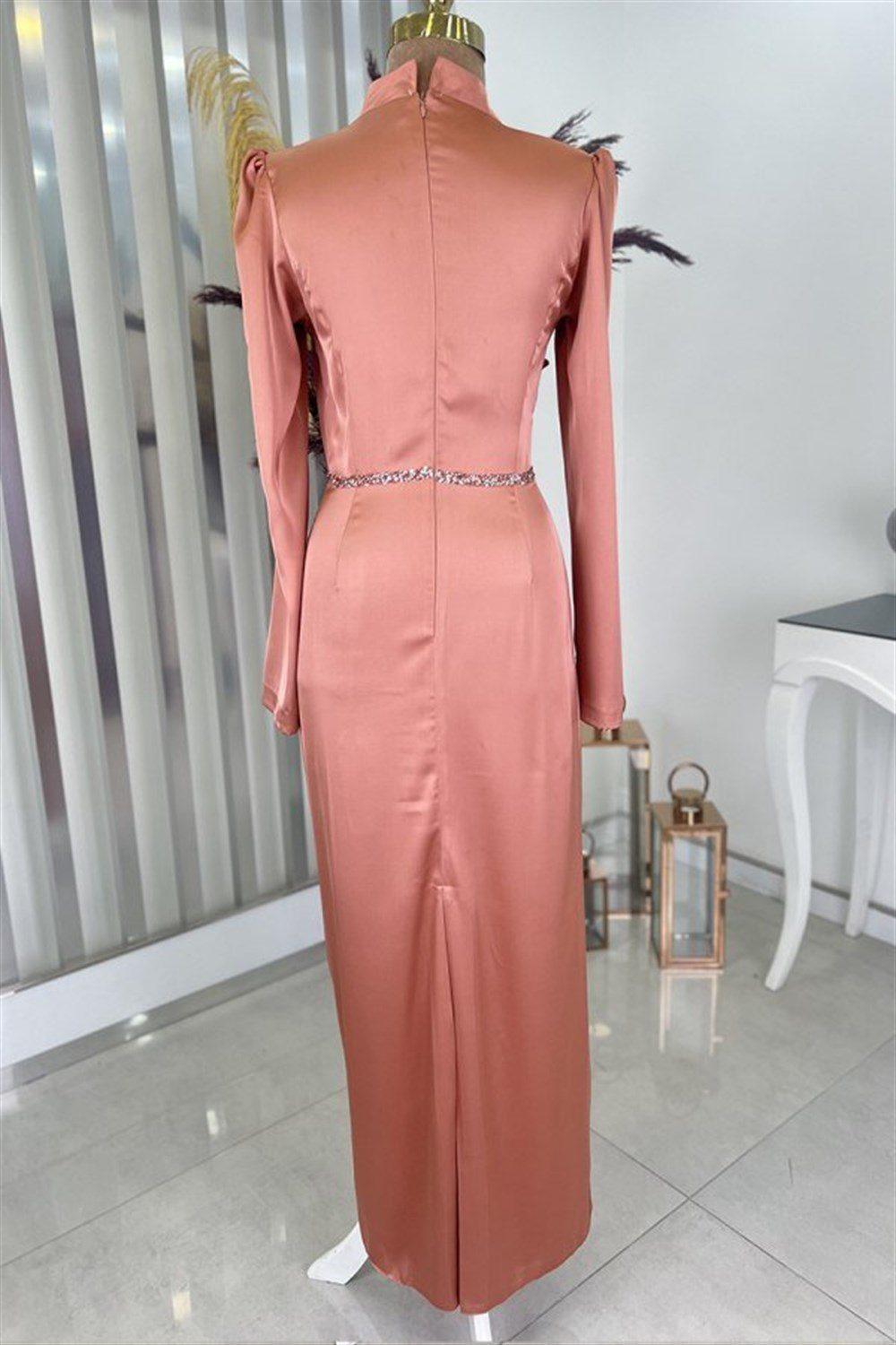 Elif Saten Tesettür Abiye - FioraofDress - tesettur - abiye - 44 - hijab - evening - dress