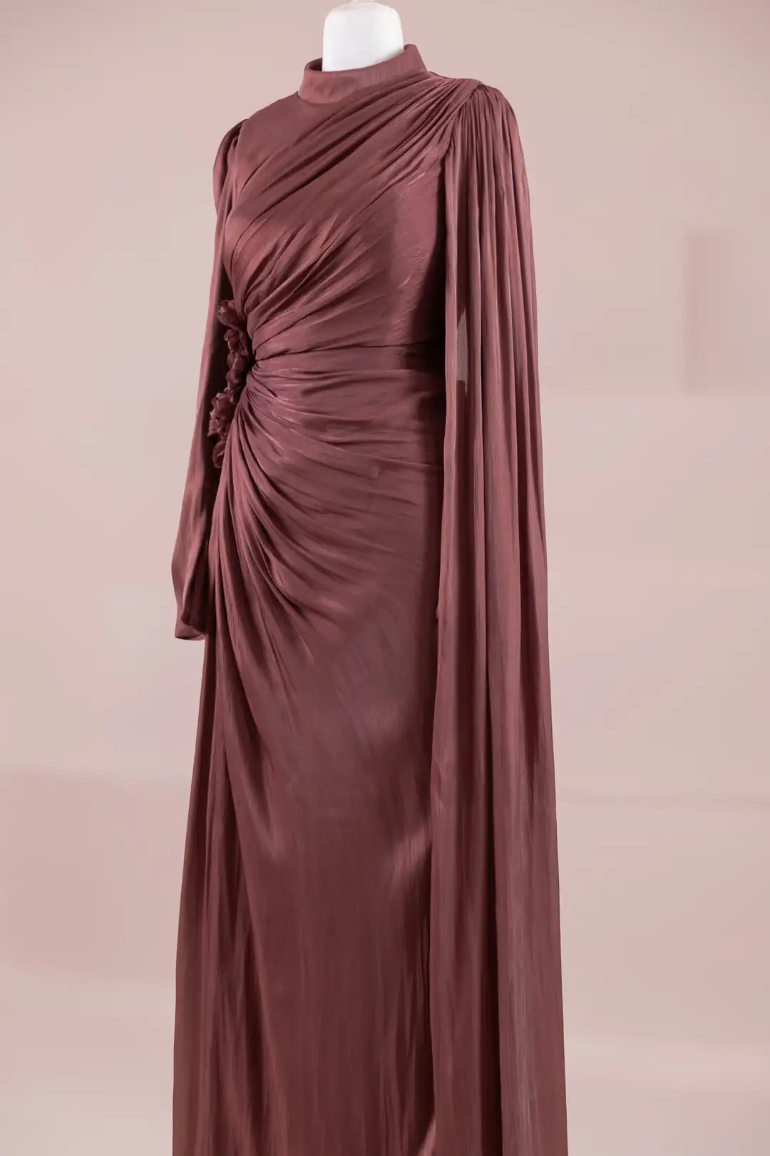 Elisa Tesettür Abiye - FioraofDress - tesettur - abiye - Kahverengi - 38 - hijab - evening - dress