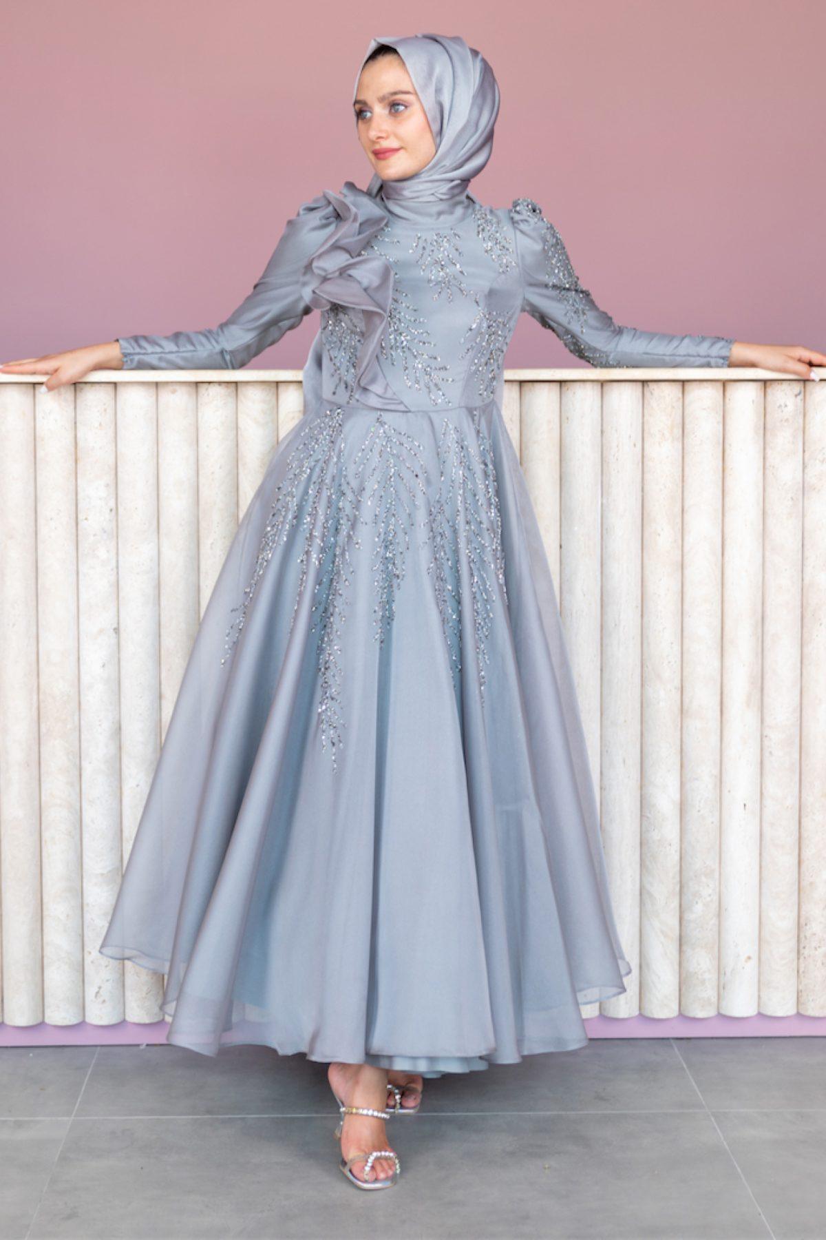 Elvin Tesettür Abiye - FioraofDress - tesettur - abiye - 44 - hijab - evening - dress