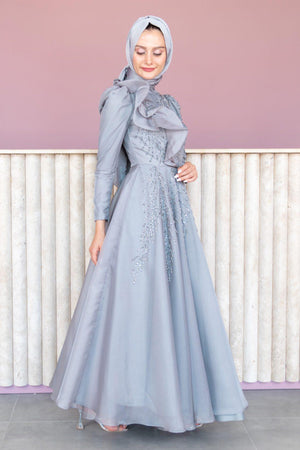 Elvin Tesettür Abiye - FioraofDress - tesettur - abiye - 44 - hijab - evening - dress