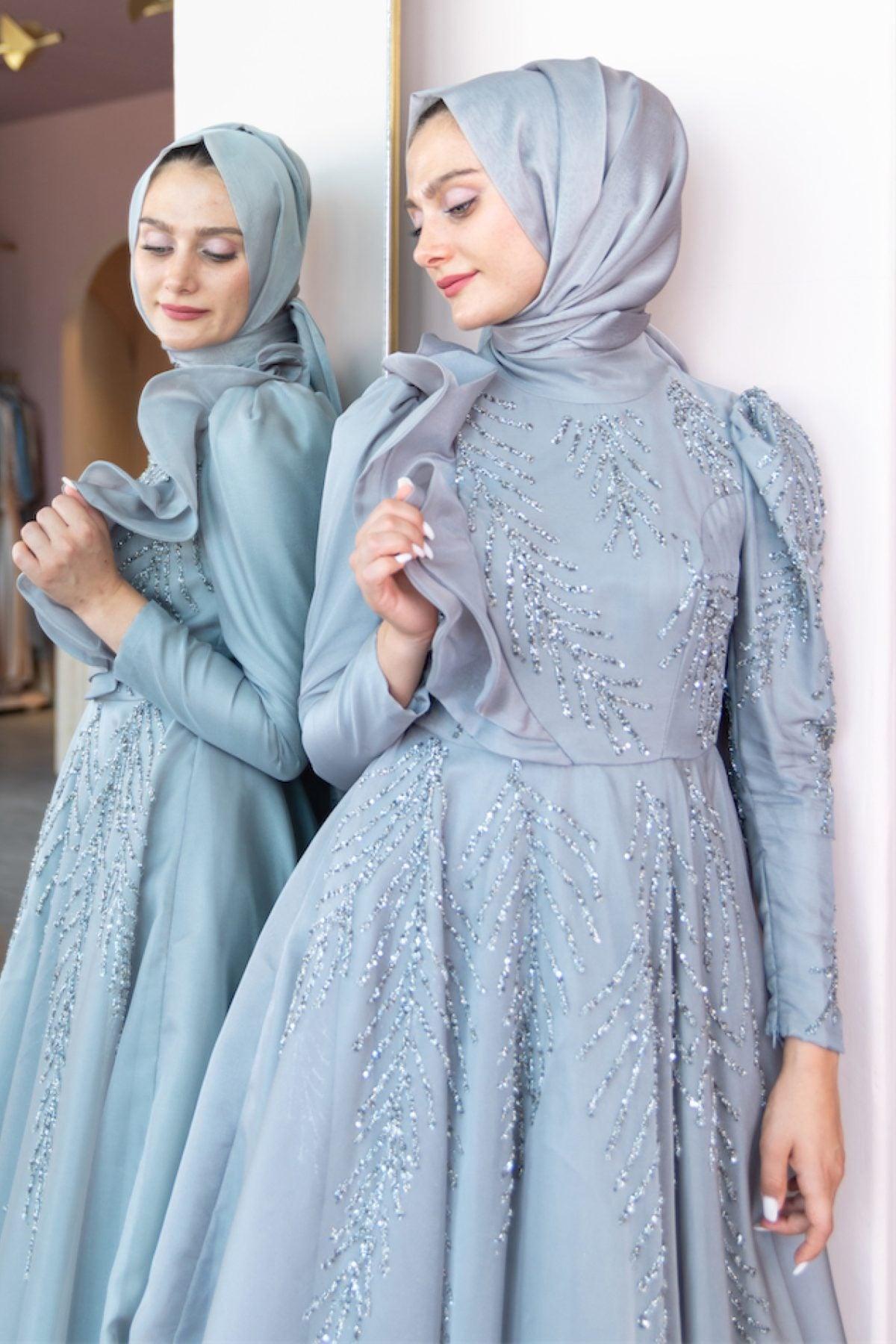 Elvin Tesettür Abiye - FioraofDress - tesettur - abiye - 44 - hijab - evening - dress
