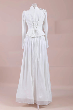 Elya Tesettür Abiye - FioraofDress - tesettur - abiye - Beyaz - 38 - hijab - evening - dress