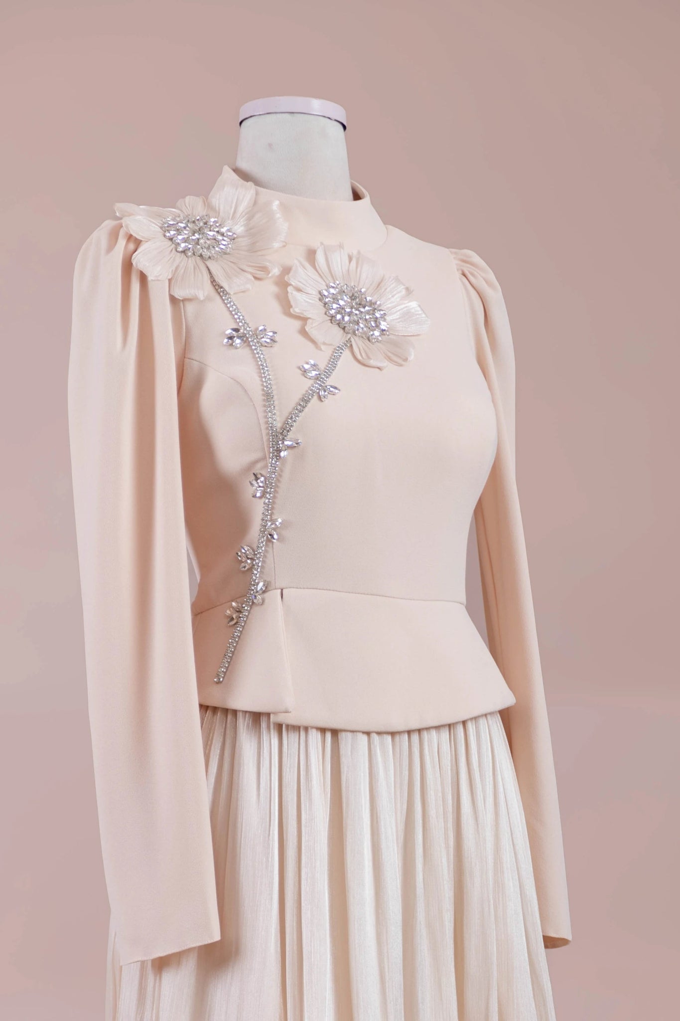 Elya Tesettür Abiye - FioraofDress - tesettur - abiye - Somon - 38 - hijab - evening - dress