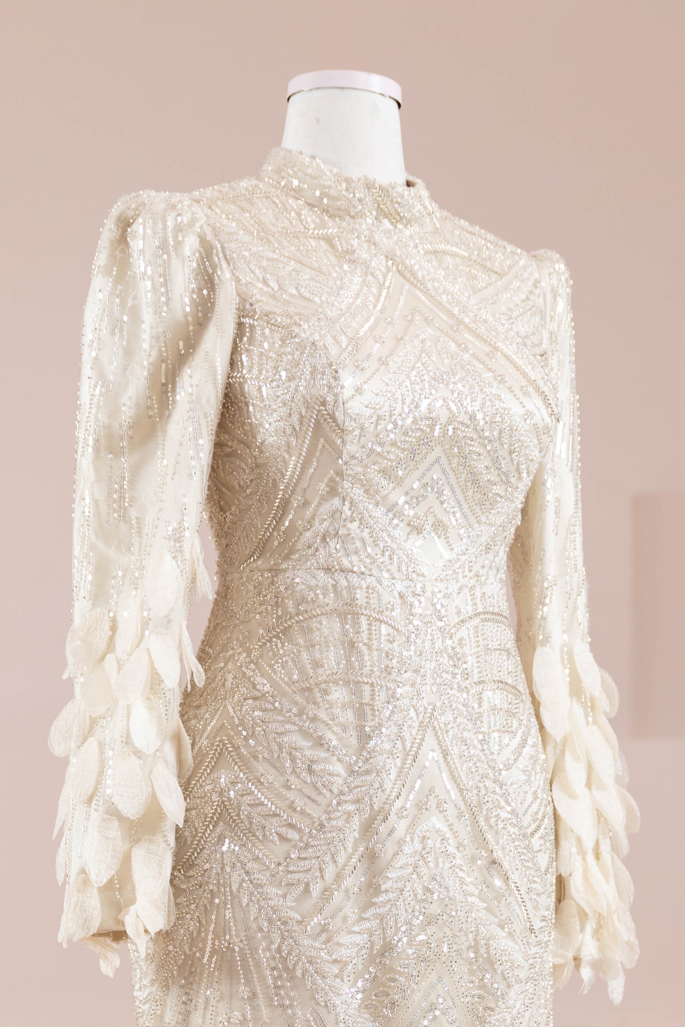 Elyse Tesettür Abiye - FioraofDress - tesettur - abiye - krem - 38 - hijab - evening - dress