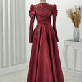 Endam Tesettür Abiye - FioraofDress - tesettur - abiye - 52 - BORDO - hijab - evening - dress